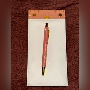 Spritz Rose Gold Notepad & Pen Set